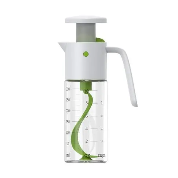 BPA-Free Reusable Glass Salad Dressing Shaker Container - Kitchen Seasoning Utensil for Ketchup, Homemade Dressings, Making Salad Dressings