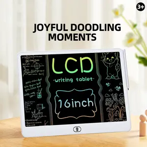 Dual-Use Office Teaching Electronic Writing Board, Graphics Drawing Tablet, 16/13/11 Inch LCD Drawing Pad, One-Touch Erase, Handwriting Display, Creative Stationery