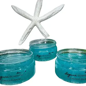 Laguna | Sea Moss & Seaweed Facial Cleansing Gel | Bio Marine Oil Cleanser Skincare Aroma Balm Coconut