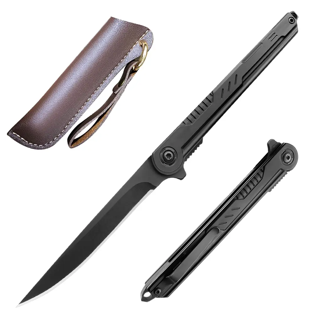 Men's Pocket Folding Knife, Lightweight Stainless Steel Blade, Outdoor Survival Gear for Camping and Whittling, Outdoor Camping Equipment, Stainless Steel Knives, Pocket Knives
