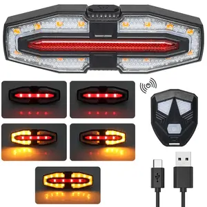Rechargeable Warning Bike Light with Turn Signals & Wireless Remote Control (Rear, for Night Riding), Folding Fishing Net, Aluminum Frame Full-Color Binoculars, Alloy Baitcasting Power Handle, Bait Cutter, Pink Lowrider Stunt Peg, Fold-Up Rod