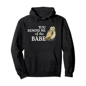 Labyrinth Owl Printed Pullover Hoodie Casual Sweatshirt Long Sleeve Hoodies Perfect Christams Birthday Gift for Autumn and Winter Outdoors and Sports Wear