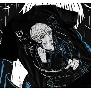 Inumaki Toge T-Shirt Jujutsu Kaisen Megumi Fushiguro Satoru Gojo Shirt Soft Tee