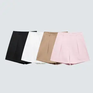Willshela High-Waist Pleated Shorts: Minimalist Chic & Comfortable Fit