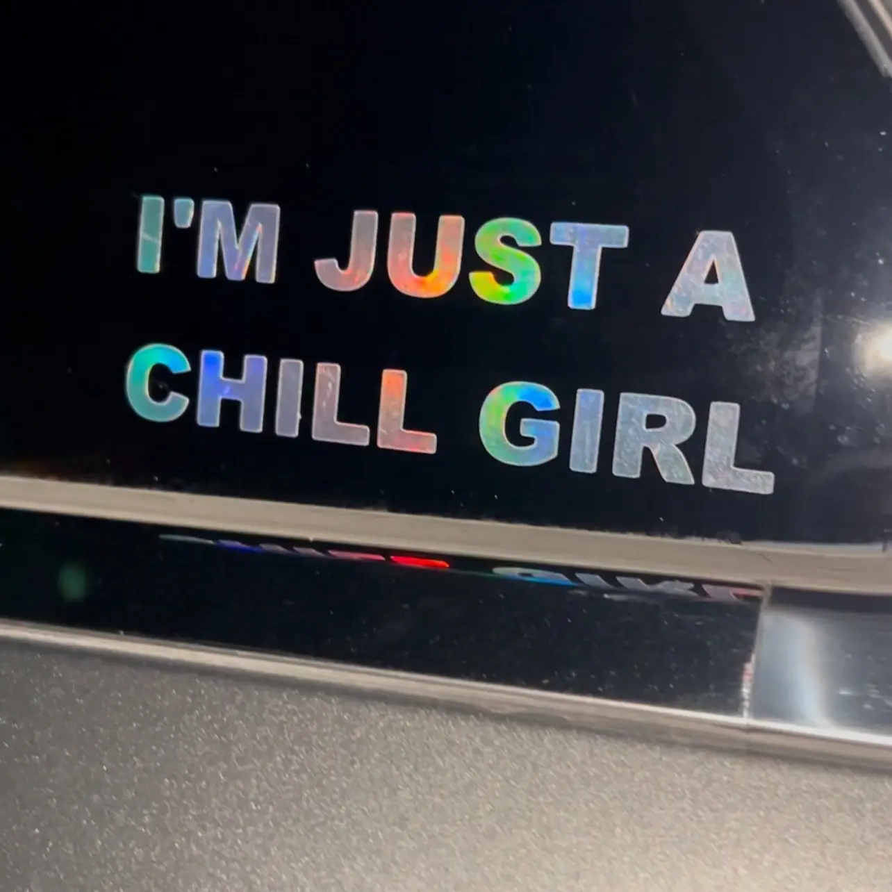 Chill Girl Vinyl Decal for Girls - Decorative Sticker