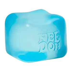 Ice Cube Squishies Toys Stress Cube Fidget Toys Stress Balls for Kids, Adults Squeeze Squishies Anxiety Stress Relief, Ice Squishy Cube Sugar Balls Sensory Toy Nice Ball Cubes with Box (Blue)