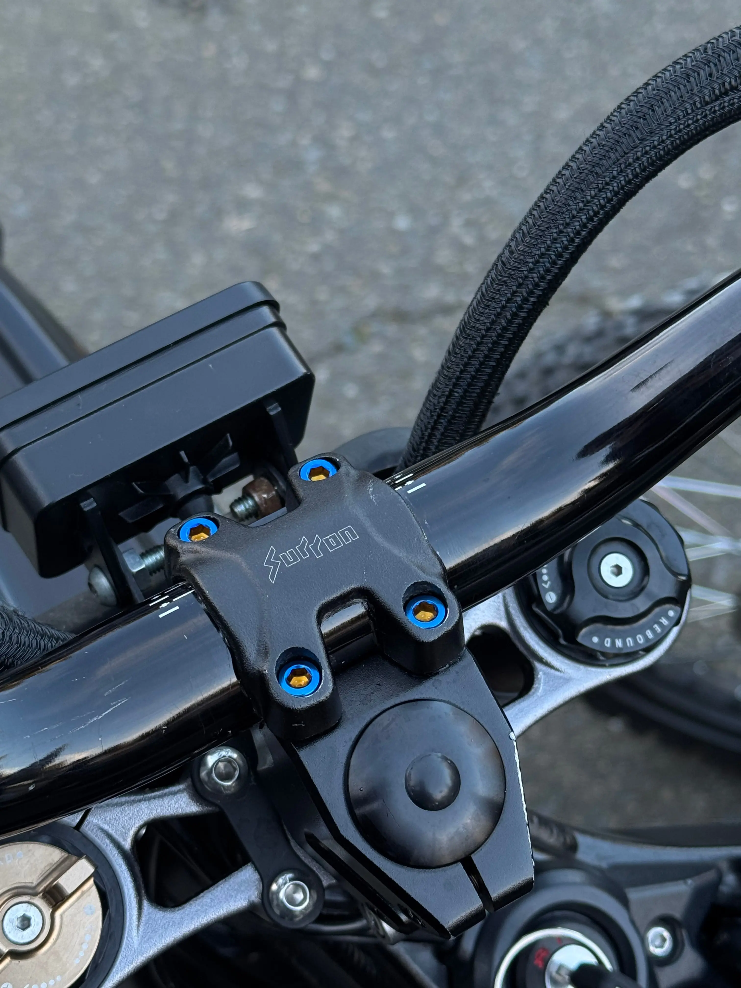 Surron oem stem titanium