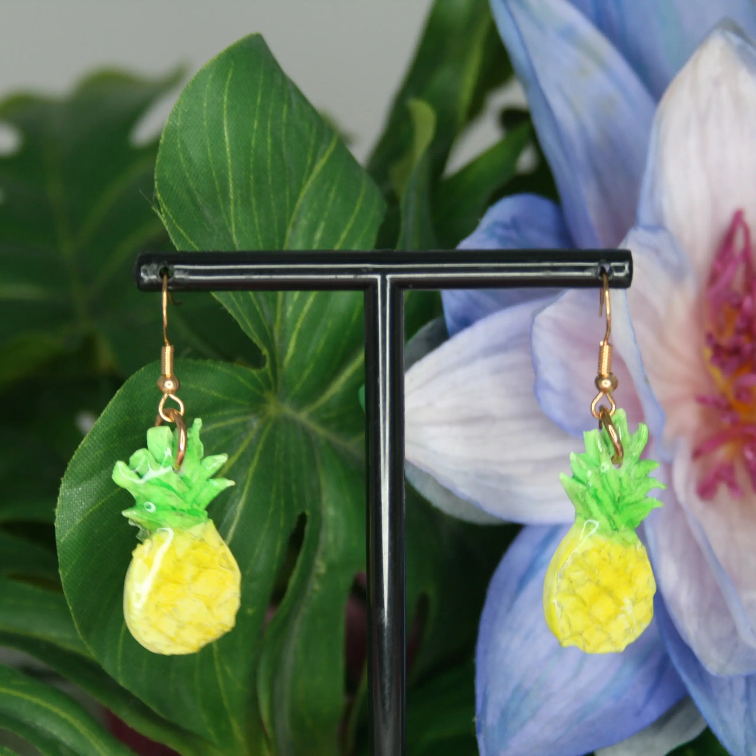 Polymer Clay Pineapple Earrings