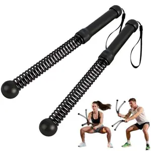 Upgrade Weighted Ropeless Battle Ropes, 2026 Adjustable Ropeless Battle Ropes for Home Gym for Men & Women, Cordless Battle Rope for Home Gym, HIIT, Strength, Quiet Portable Training Rope																	