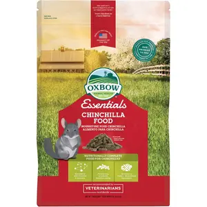 Oxbow Essentials Chinchilla Food - All Natural Chinchilla Food - 3 lb 9 (Packaging may vary)