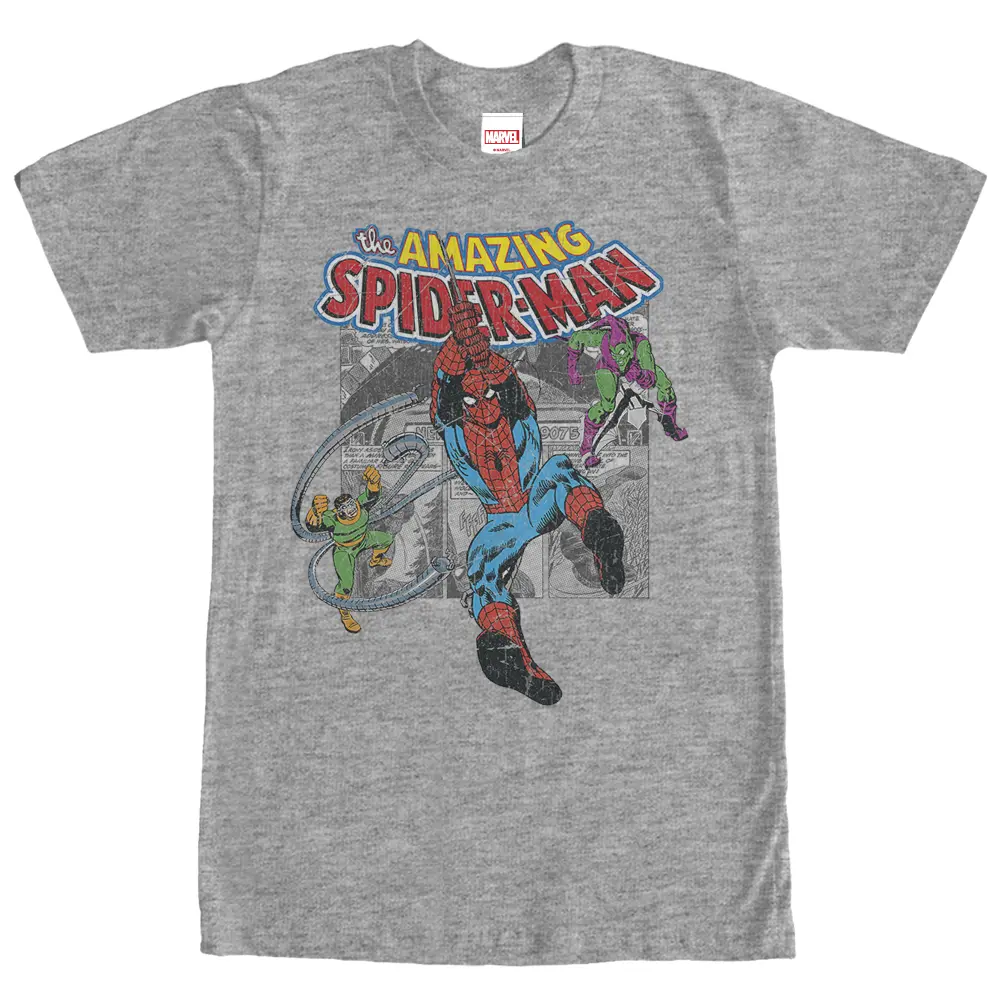 Men's Marvel Amazing Spider-Man Battles Evil T-Shirt