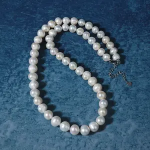 A680-50 8-9mm Non-nucleated Necklace Fresh Water Pearl for birthday/anniversary/holiday /retirement/ graduation presents