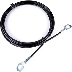 Fitness Pulley Cable Replacement Cable Machine Accessories Cable Pulley Attachments for Gym Thick 5mm 0.2inch Heavy Duty Steel Wire Rope for Home Gym