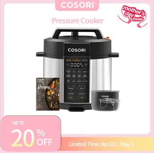 COSORI 9-in-1 Electric Instant Pot Pressure Cooker, Olla de Presión 6-Qt: Rice, Sauté, Sous Vide, Sterilizer, 1100W, Stainless Steel & Aluminium Inner Pot mothersdaygift