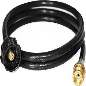 6 Feet Propane Hose Adapter 1lb to 20lb for Weber Q Grill/Coleman Stove/Blackstone Griddle/Buddy Heater