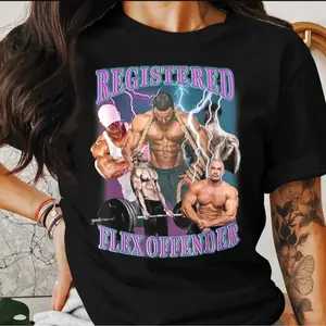 Flex Offender T-Shirt, Funny Dad Shirt for All Seasons