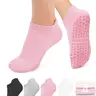 Women's Anti-Slip Grip Athletic Sports Socks, Gripsocks for Hospital Use, Barefoot Wear, Sporty Fitted Plain Design for All Seasons