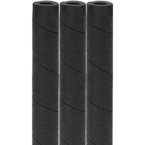 3 Pack 15.8 Inches Black Pipe Insulation Foam Tube Multi-Purpose Soft Foam Tubing for Indoor Outdoor Swimming Pool Handle Water Pipes