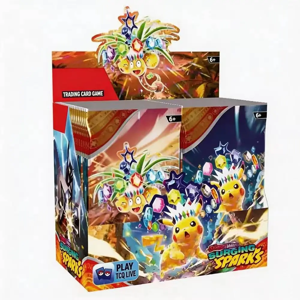 English Surging Sparks  360 cards Pokémon Trading Card Game Sword & Shield and Classic Series Evolutions (including powered-up cards) — Blind-box expansion packs