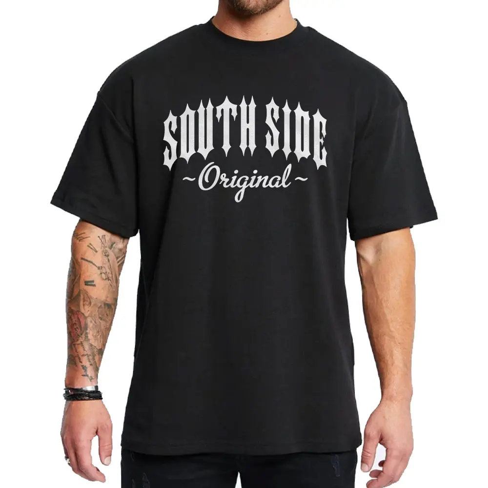 South Side Original Chicano Clothes Chicana Cholo Chola Style Clothing Unisex Hoodie Medium Heavy Sweatshirt for Men & Women Streetwear