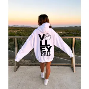 Volleyball Player Hooded Sweatshirt for Girls - Sports Team Hoodies - Volleyball Lover Birthday