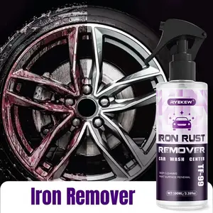 100ML Car Iron Powder Cleaner, Reaction Wheel HUB Rust Remover, Brake Dust Spray, Automotive Maintenance Essential
