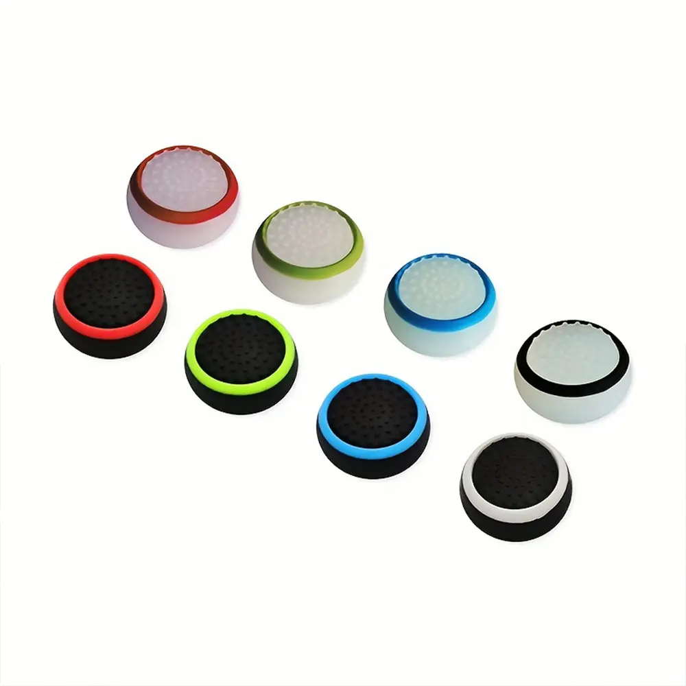4Pcs Silicone Gel Thumb Grips Cover Thumbstick Grips For Sony PS3/PS4 For XBOX One /360 Controller for PS4 Pro Slim Controller For Steam Deck Game Console Accessories Gaming Console Accessories Playstation Accessories