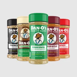 Dan-O's Seasoning 5 pack Original, Cheesoning, Chipotle, Crunchy, & Spicy