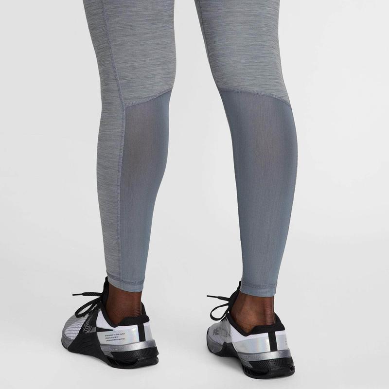Nike Pro Mid-Rise Mesh-Paneled Leggings - Women's
