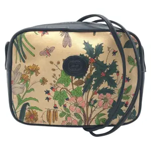 Pre-owned GUCCI Canvas Shoulder Bags Flora Shoulder Bag
