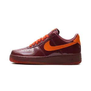 Air Force 1 Low "Patent Leather Dark Team Red Safety Orange" IO4489 601