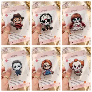 Horror Dreamer Phone Grip Cute Creepy Cartoon Style Phone Stand Accessory