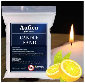 Candle 21.4 Oz, Candle Sand Wax DIY Set with 30 Wicks, Refillable Powder Candles Non Toxic Bead Candle Making Kit for Handmade, Wedding and Party