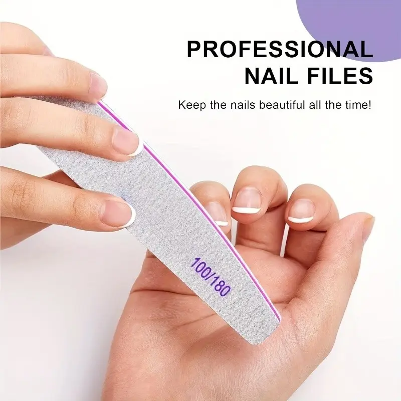 Nail Polishing File, 1/2/3/5/10/25/50/75/100pcs Sanding Strip Rubbing Strip, Polishing Strip Nail Files, Manicure & Pedicure Tool, Basic Nail Tools, Flawless Nail Care, Nail Supplies