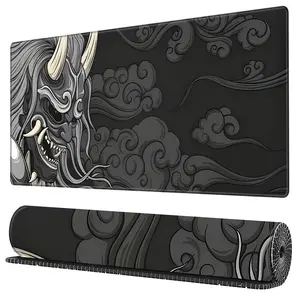 Samurai Design XXL Large Gaming Desk Mat - Extended Keyboard and Mouse Pad with Non-Slip Rubber Base, Smooth Surface for Work & Gaming, Suitable for PC, Laptop, Office Computer Desk