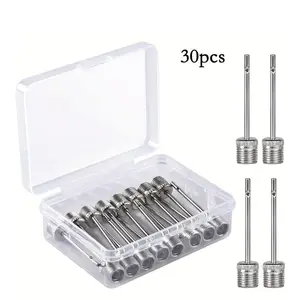 Air pump needle, high-quality inflation needle, suitable for inflating soccer balls, basketballs, volleyballs or rugby balls, comes with a portable storage box