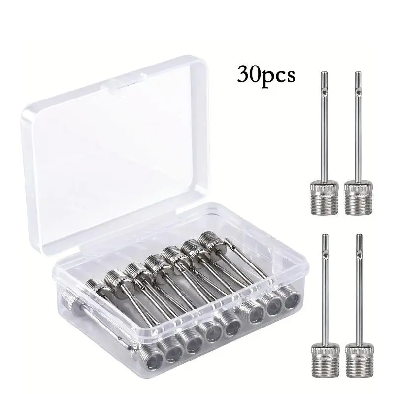 Air pump needle, high-quality inflation needle, suitable for inflating soccer balls, basketballs, volleyballs or rugby balls, comes with a portable storage box, Tool