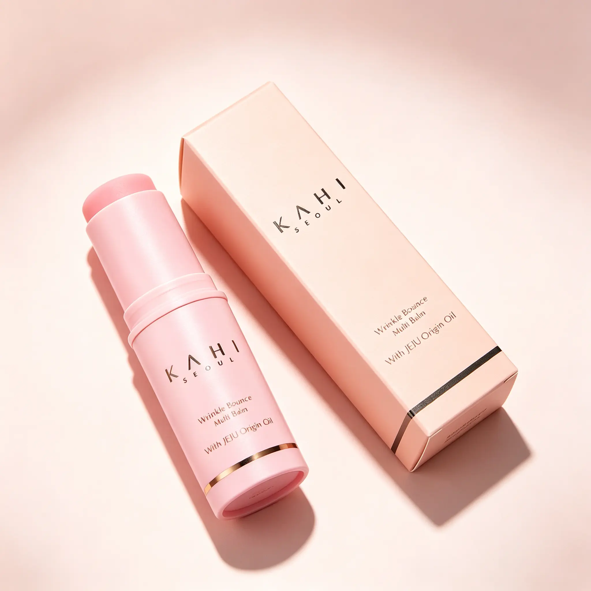 KAHI Wrinkle Bounce Multi Balm Stick (0.32oz) - Daily Gentle Multi-Functional Hydrating Moisturizer, Ideal for Lips & Eyes, Works as Makeup Base & Touch-Up Mist