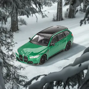 Mini GT 1:64 BMW M3 Competition Touring - Isle of Man Green diecast car