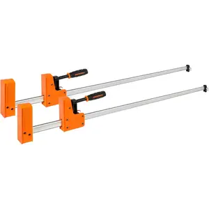 JORGENSEN 48-Inch Bar Clamps Set - 90° Cabinet Master Parallel Jaw Clamps, 2-Pack for Woodworking and DIY Projects byl Co., LTD. Hangzhou Great Star Industrial Co.,LTD.