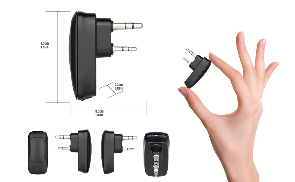 Bluetooth Walkie Talkie Programmer, App-Controlled Radio Frequency Writer, USB-C Rechargeable Adapter (BT-1AD)