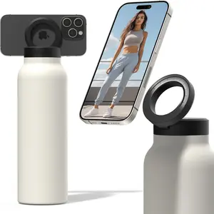 Stainless Steel Insulated Sports Water Bottle, 24oz Large Capacity Leak-Proof Design, Outdoor Adventure Compatible with Magsafe, Insulated Travel Drinkware, Leakproof Insulated Tumbler