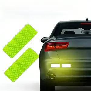 Super Bright Reflective Safety Sticker, Universal Car Sticker, Waterproof Fluorescent, for Cars Trucks Bikes Motorcycles, Road Safety Equipment