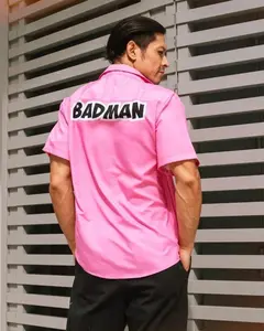 Vegeta Badman Pink Dragon Ball Z Button Up Hawaiian Shirt