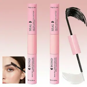 2-Piece Eyelash Glue Remover Set, Hypoallergenic Makeup Remover, Strong Dual-Action Formula, Long-Lasting Waterproof, Latex-Free, Safe for Sensitive Eyes, Pool Proof