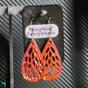 Rose Gold Tear Drop Earrings
