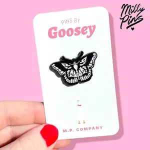 Butterfly Tattoo Enamel Pin
