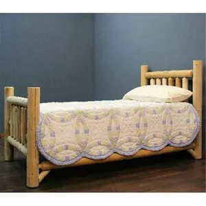 Lakeland Mills ATL38-L Low Twin Bed - Light Honey