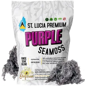 Purple Sea Moss | Raw Irish Moss St. Lucia Wildcrafted Purple Sea Moss | Raw Irish Moss St. Lucia Wildcrafted