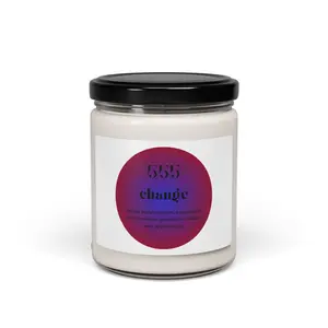 Soy Candle, Angel Number 555, Spiritual Manifestation Ritual Candle, Witchcraft Candle, Change Candle, Meditation Candle